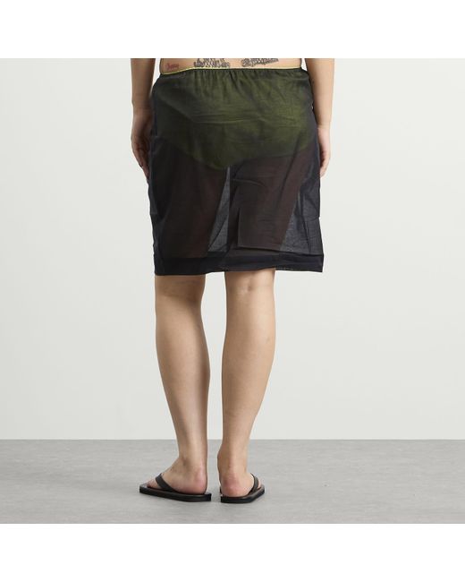 Fruity Booty Green Neon Voile Skirt