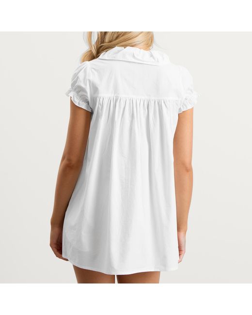 My Mum Made It White Esme Shift Dress