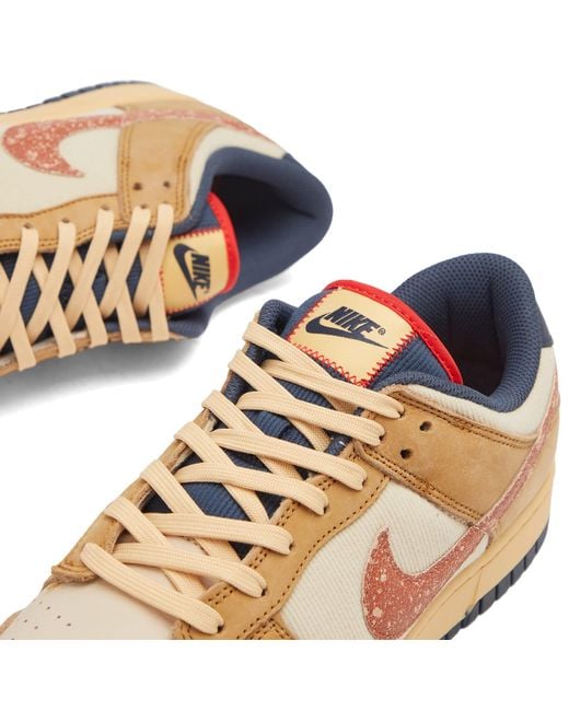 Nike Brown Dunk Low Sneakers Sand Drift Wheat for men