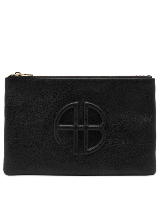 ポーチ Lili Pouch - ANINE BING - Leather - Black ANINE BING Lili Pouch - Black Pebbled