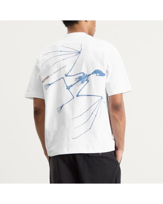 Butter Goods White Nocturnal T-Shirt for men