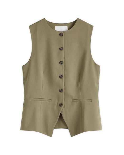 Samsøe & Samsøe Green Saruma Tailored Vest