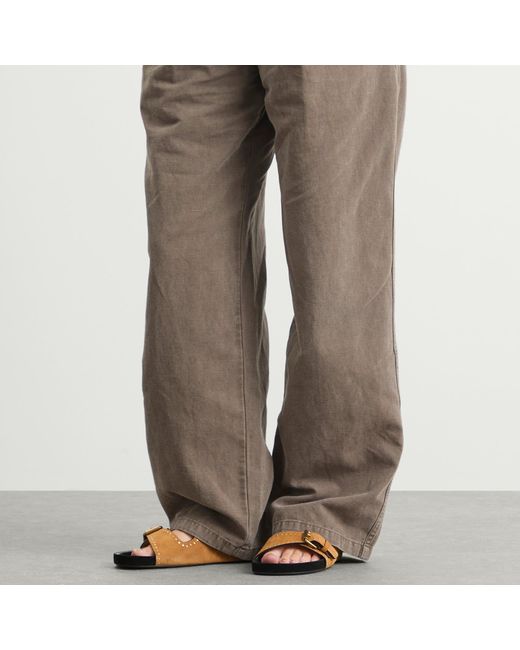 Isabel Marant Brown Lennyo Sandals