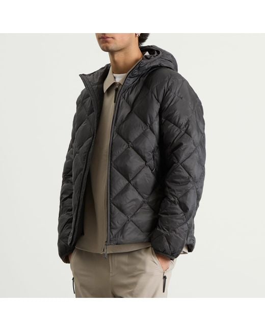 Hiking Patrol Gray Base Lt Down Hooded Jacket for men