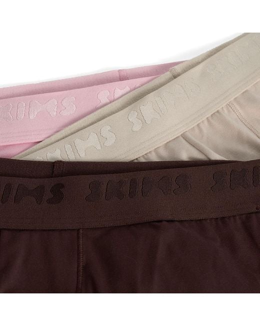 Skims Pink Stretch Boxer Brief 3" for men