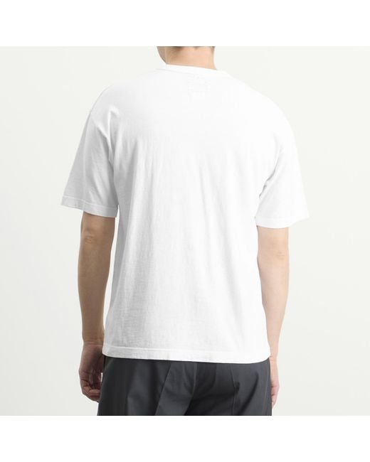 Visvim White Jumbo T-Shirt Dmgd for men