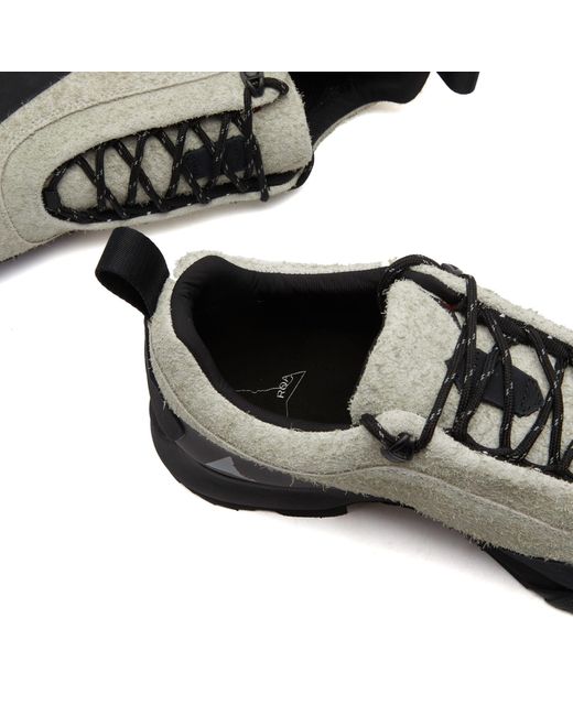 Roa Black Cingino Hiking Sneakers for men