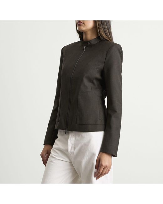St. Agni Black Moto Jacket
