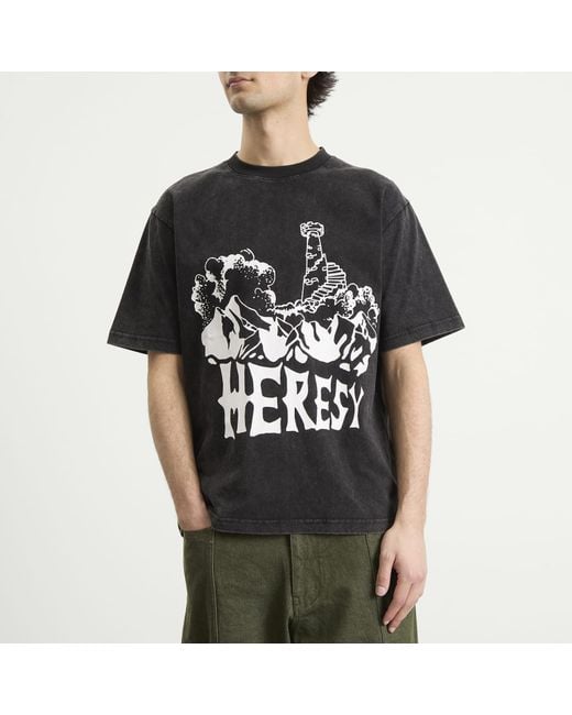 Heresy Black Tower T-Shirt for men