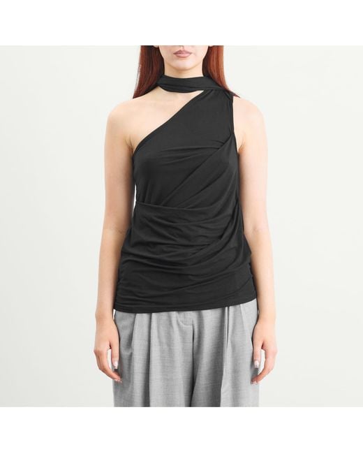 Entire studios Black Sleeveless Dalters Top