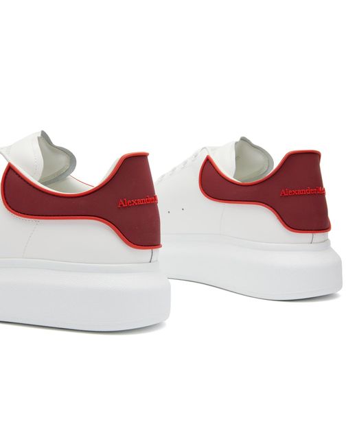 Alexander McQueen White Tpu Heel Tab Oversized Sneakers for men