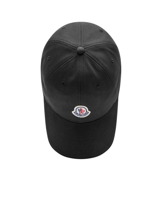 Moncler Black Tricolor Cap for men