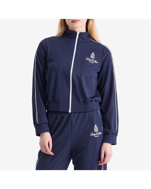 Sporty & Rich Blue Vendome Track Jacket