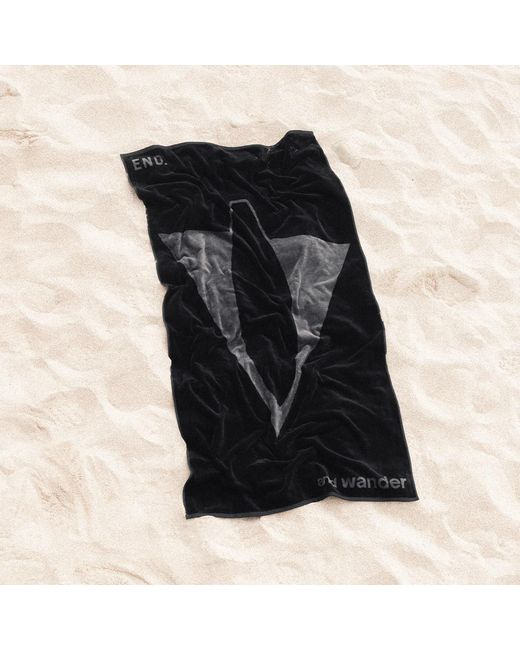 And Wander Black End. X Towel