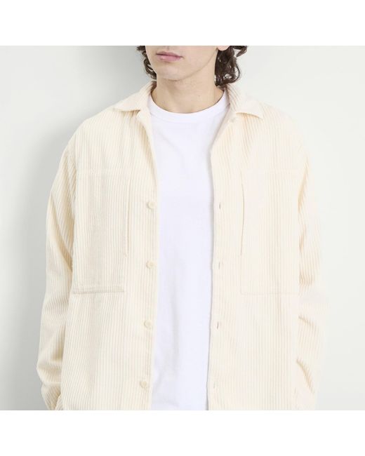 Kestin White Durno Overshirt for men