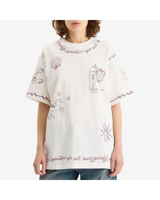 ALÉMAIS White Sammy T-Shirt