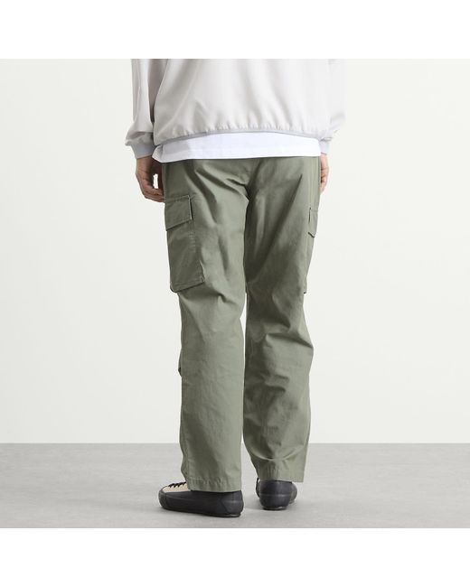 Snow Peak Green Light Dobby Cloth Trousers for men