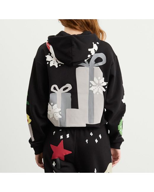 Skims Black X Cpfm Cotton Fleece Classic Hoodie