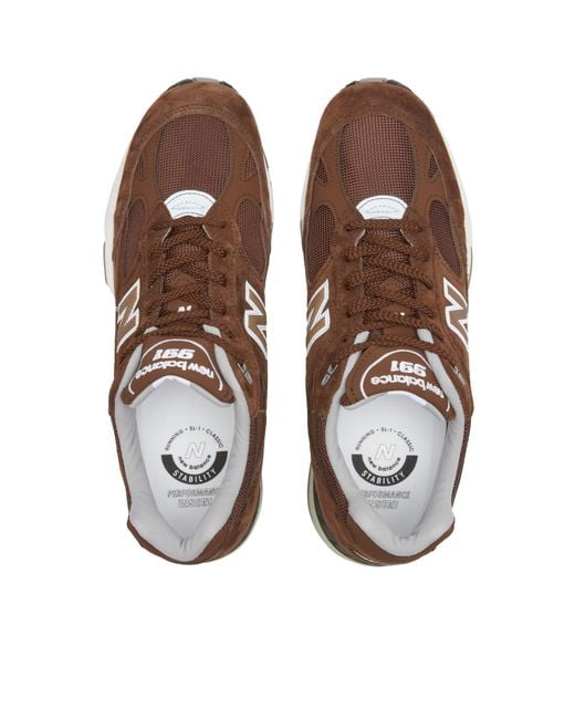 New Balance M991bgw Sneakers in Brown for Men | Lyst Canada