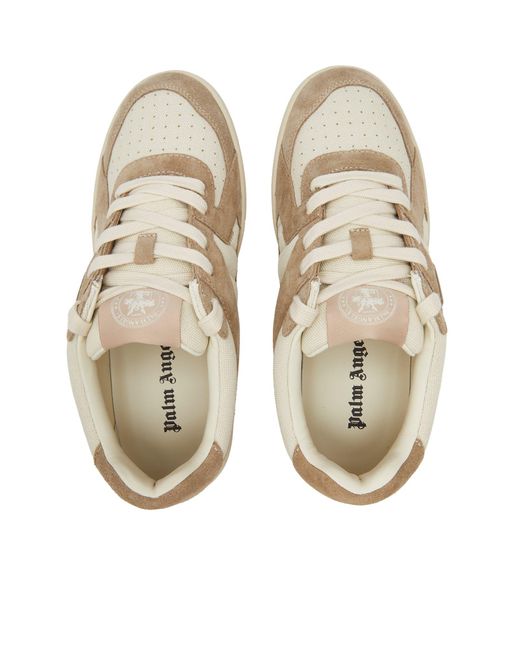 Palm Angels Multicolor University Low Top Auth Suede Sneakers