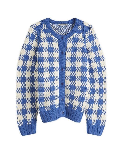YMC Blue Atomic Cardigan