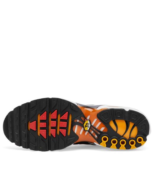 Nike Orange Air Max Plus Sunset Sneaker for men