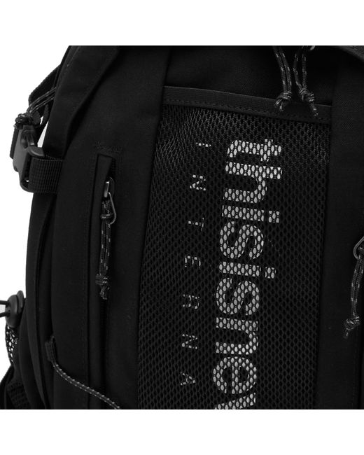 Thisisneverthat Black Intl-Logo Backpack 30 for men
