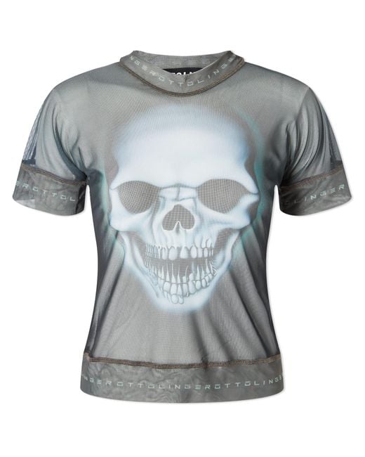 OTTOLINGER Gray Mesh T-Shirt