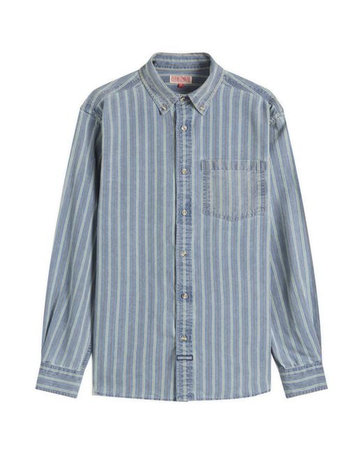 Dubbleware Blue Vintage B.D. Shirt for men