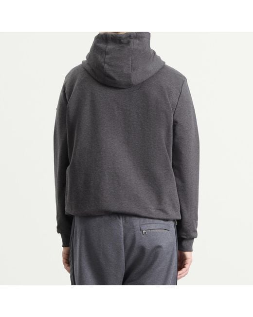Moncler Gray Zip Up Hoodie for men