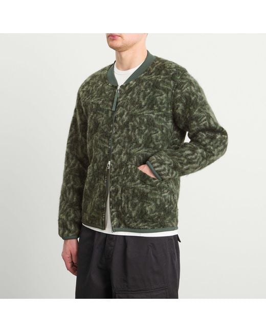 Universal Works Green End. X Snug Bomber Jacket for men