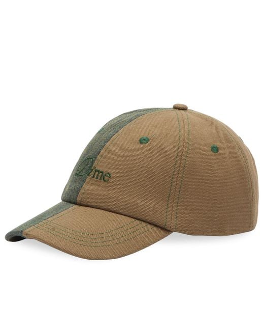 Dime Green Split Low Pro Cap for men