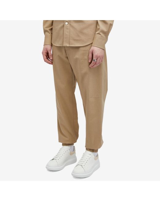 Alexander McQueen Natural Cargo Trousers for men
