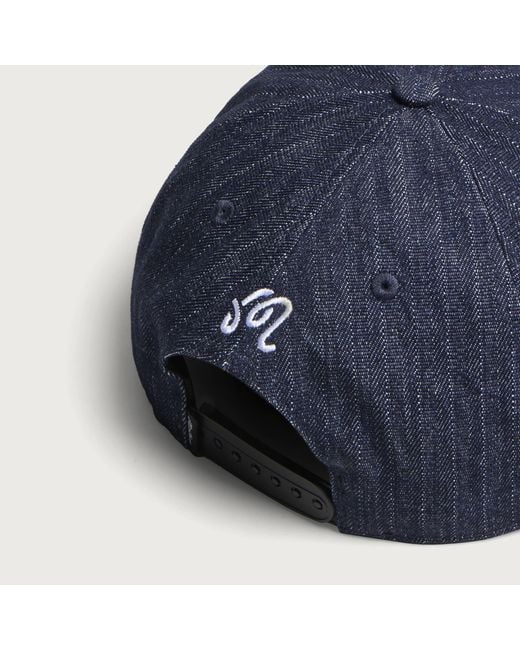 Malbon Blue Foreman Snapback for men