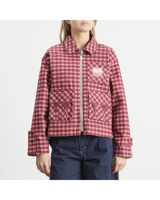 Damson Madder Green Marcelle Barn Jacket