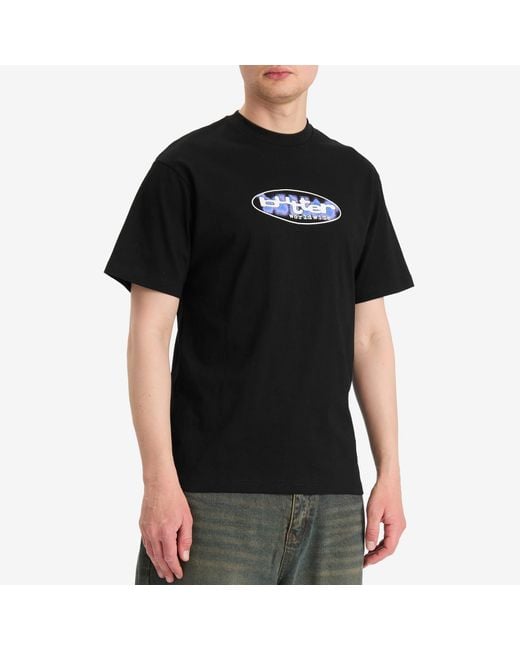 Butter Goods Black Vortex T-Shirt for men