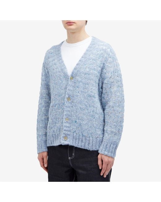 Corridor NYC Blue Raga Cardigan for men