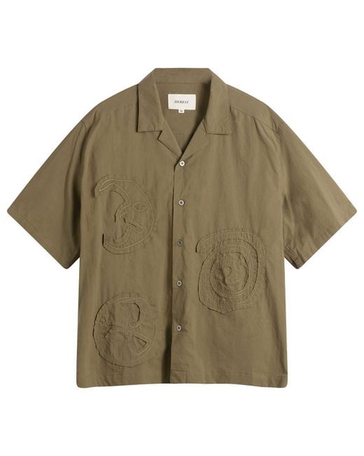 Heresy Green Tatter Shirt for men