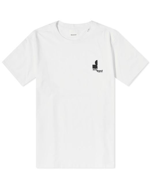 Isabel Marant White Zafferh Small Logo T-Shirt for men