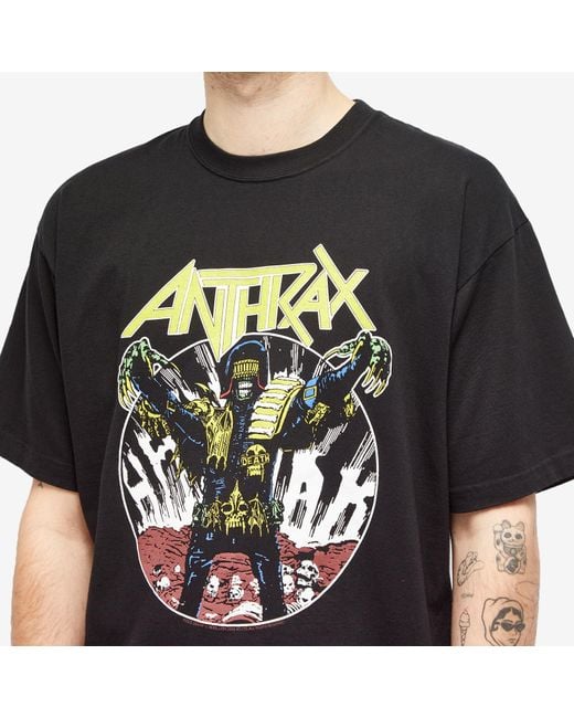 Neighborhood Black Anthrax Judge Death T-Shirt for men