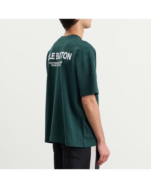Cole Buxton Green Cb Sportswear T-Shirt for men