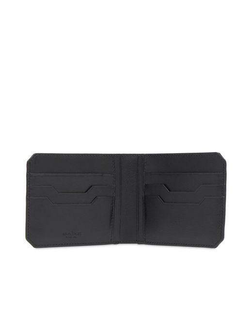 AU DEPART Black Bifold Wallet