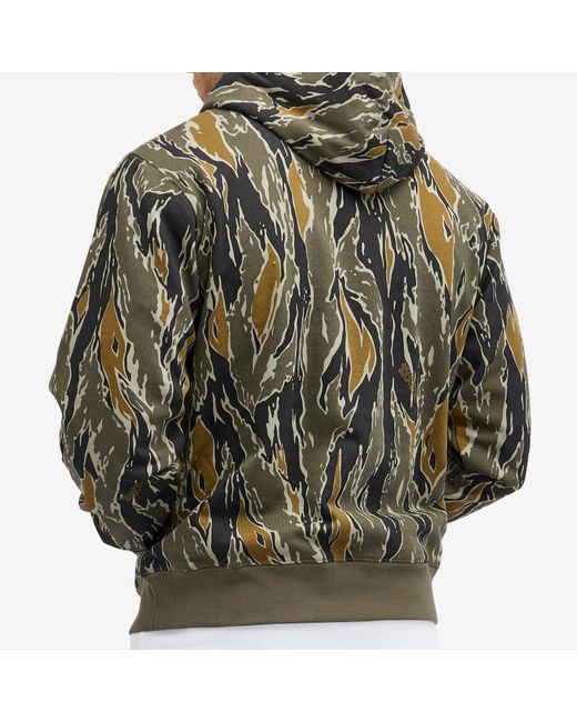 BBCICECREAM Green Arch Logo Camo Hoodie for men