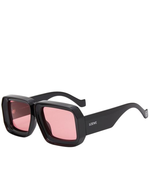 Loewe Black Paula'S Ibiza Dive Mask Sunglasses
