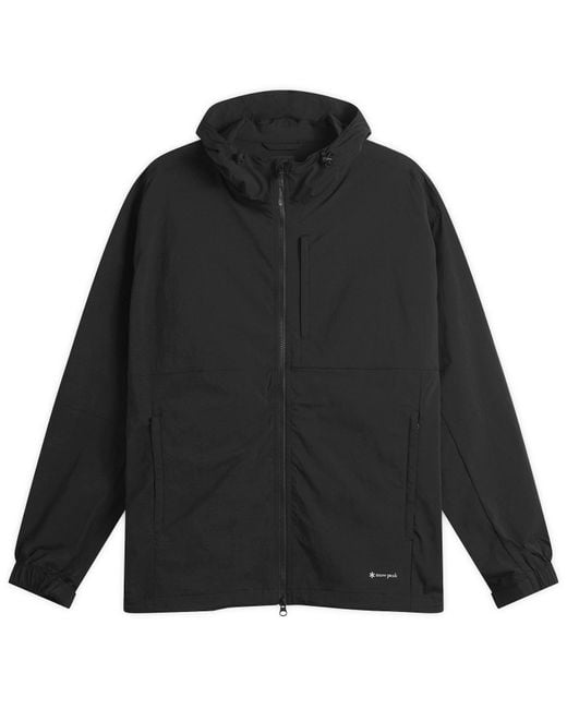 Snow Peak Black Nsd Utility Parka Jacket for men