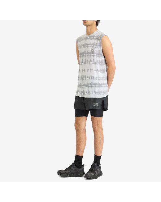 OVER OVER Gray Filagen Easy Sleeveless T-Shirt for men