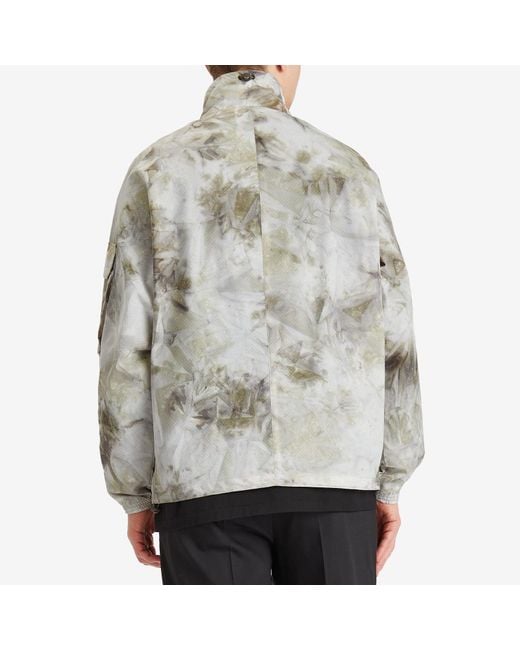 Belstaff Gray Riverbed Camo Ripstop Lough Jacket for men