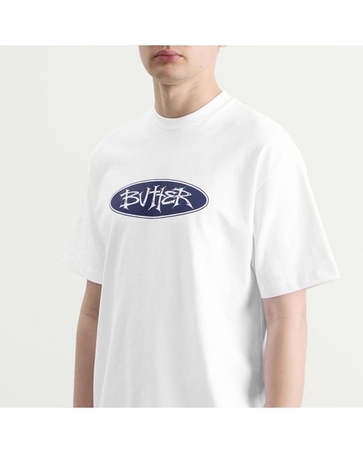 Butter Goods White Tide T-Shirt for men