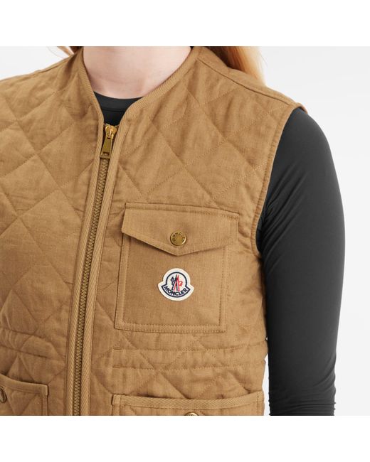 Moncler Natural Vigny Padded Gilet