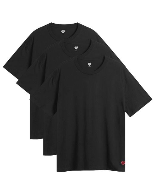 Human Made Black 3-Pack T-Shirt for men